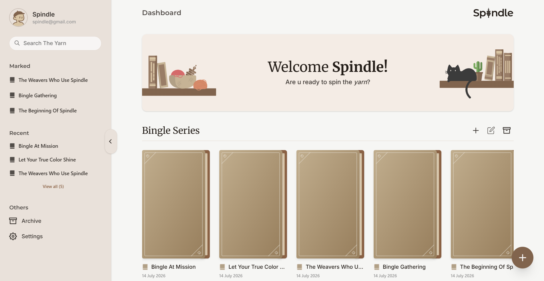 Spindle features preview